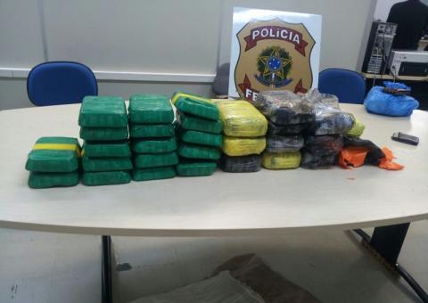 PF faz prisões e apreende 40 quilos de cocaína em embarcação no Porto de Manaus